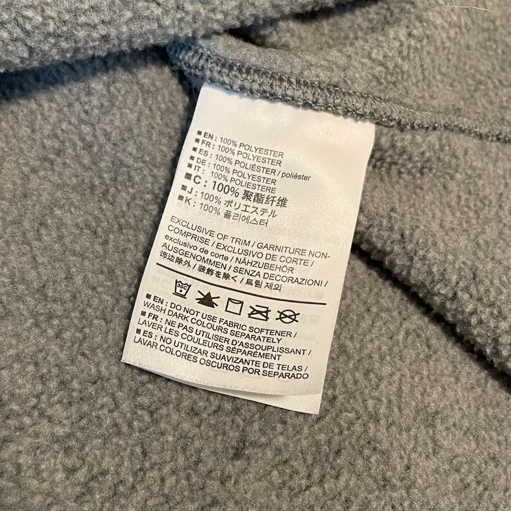 Arc'teryx Covert 1/2 Zip Fleece Pullover Jacket Heather Gray Men’s Size Large - Picture 6 of 7